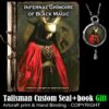 Infernal Grimoire of Black Magick, Luciferian Ritual Instruction, Antique Book Forbidden Knowledge, Occult Magic Occultism