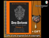 Antique Book Occultism, Esotericism Occult Dark Magic, Forbidden Knowledge, Banned Grimoire, Magick Demonic Evocation