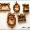 Evil Eye Home Protection Talisman, House Sigil Protector, Wall Vintage Frames Antique Witchcraft Supplies