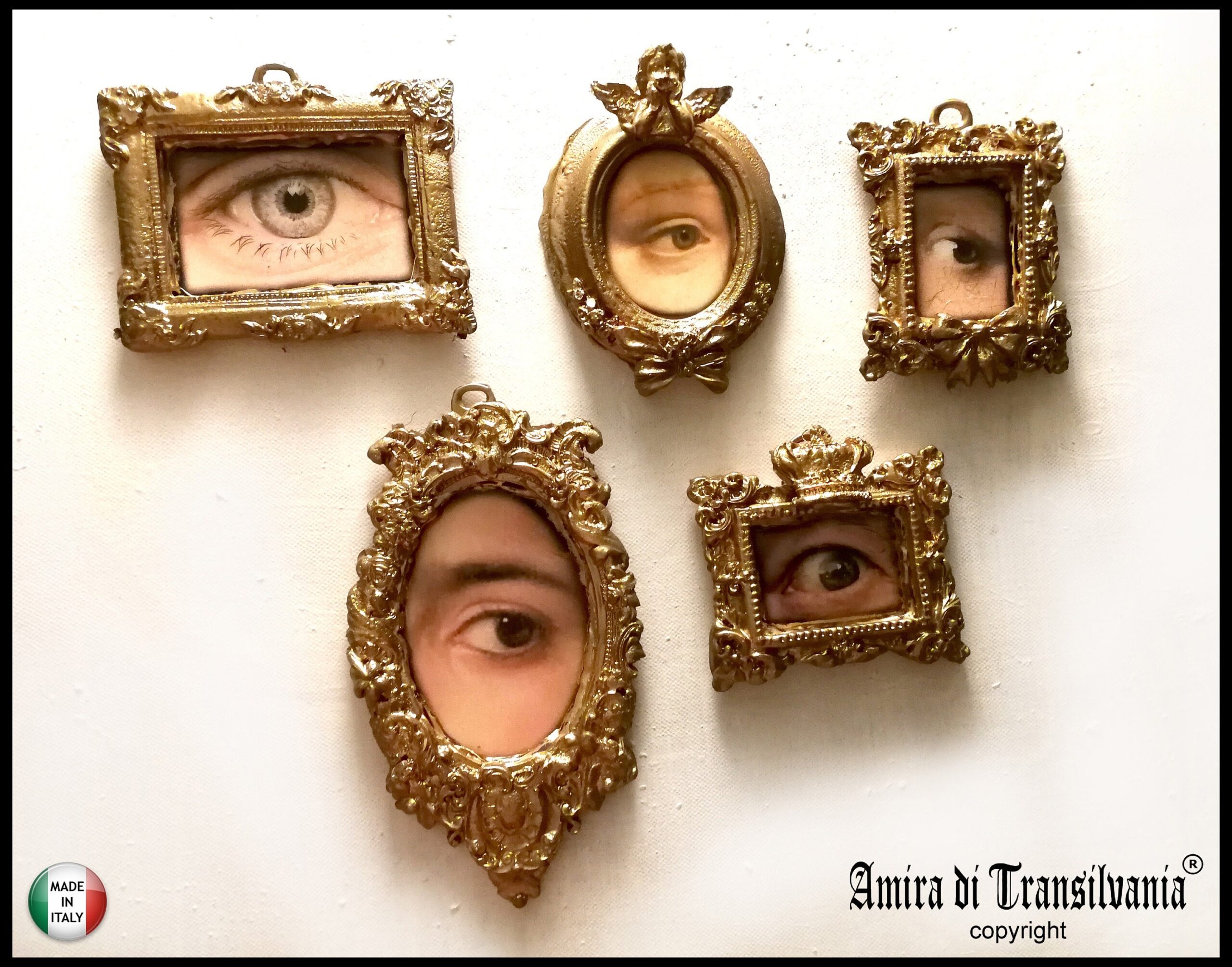 Evil Eye Home Protection Talisman, House Sigil Protector, Wall Vintage Frames Antique Witchcraft Supplies