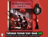 Vampire Mythology Forbidden Knowledge, Banned Book Transylvania Dracula, Magick Grimoire Magic Book Encyclopedia A - Z