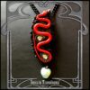 Snake and Apple, Love Talisman Another Day in Paradise, Djinn Serpent Amulet Occult Jewelry