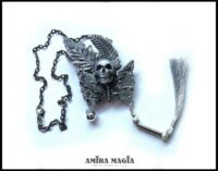 The Last of Use Ellie Tattoo Moth Skull Butterfly Talisman Immortality, Magic Power Amulet