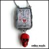 Skull Snake, Life Forever Tao Talisman Immortality, Magic Power Evil Eye Pendant Gothic Amulet