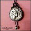 Sign of Aries Constellation, Star Horoscope Talisman Necklace, Zodiac Amulet Divination Pendant, Men's Jewelry Fire Sign