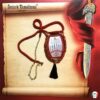 Taoist Art Necklace Talisman Pendant, Tao Symbol Ethnic Oriental Jewelry Prayer Amulet, Asian Magic Yoga Taos Charm