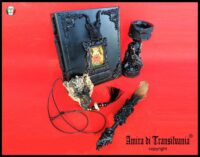 Witchcraft Set, Baphomet Magic Kit Sorceries, Candle Stick Incense Burner, Feather Pen Talisman Amulet