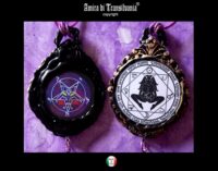 Lilith Goddess, Dark Magic Pendant Magick Sigil Amulet, Feminine Seal Talisman Inverted Pentagram Star