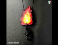 The Alchemist Fire Witchcraft Alchemy Symbol, Esoteric Knowledge Amulet Hermetic Philosophy Pendant Four Elements