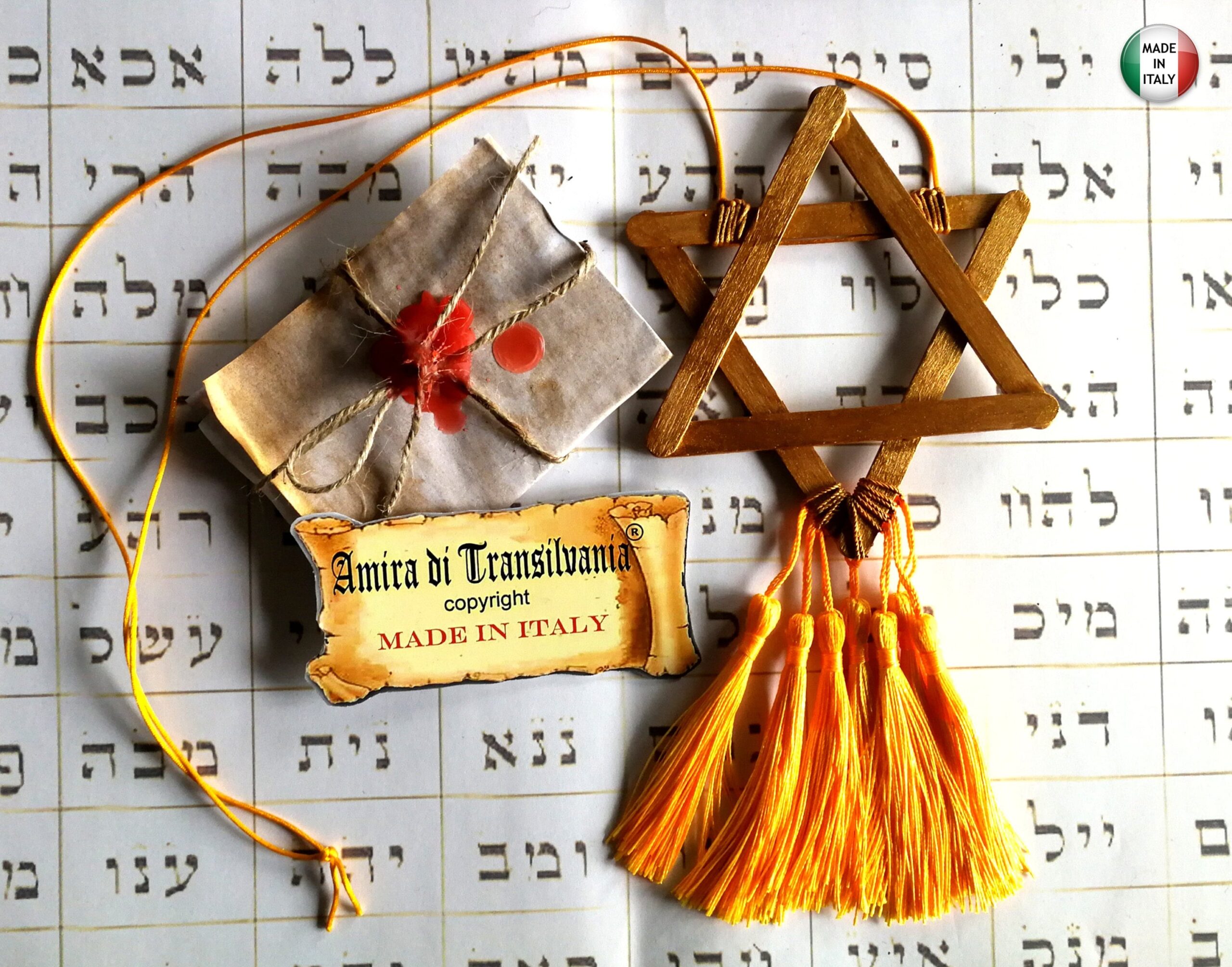 Star of David Necklace , Hebrew Israel Symbol, Magic Talisman Bar Mitzvah Bat Mitzvah, Big Magen David Jewish Pendant