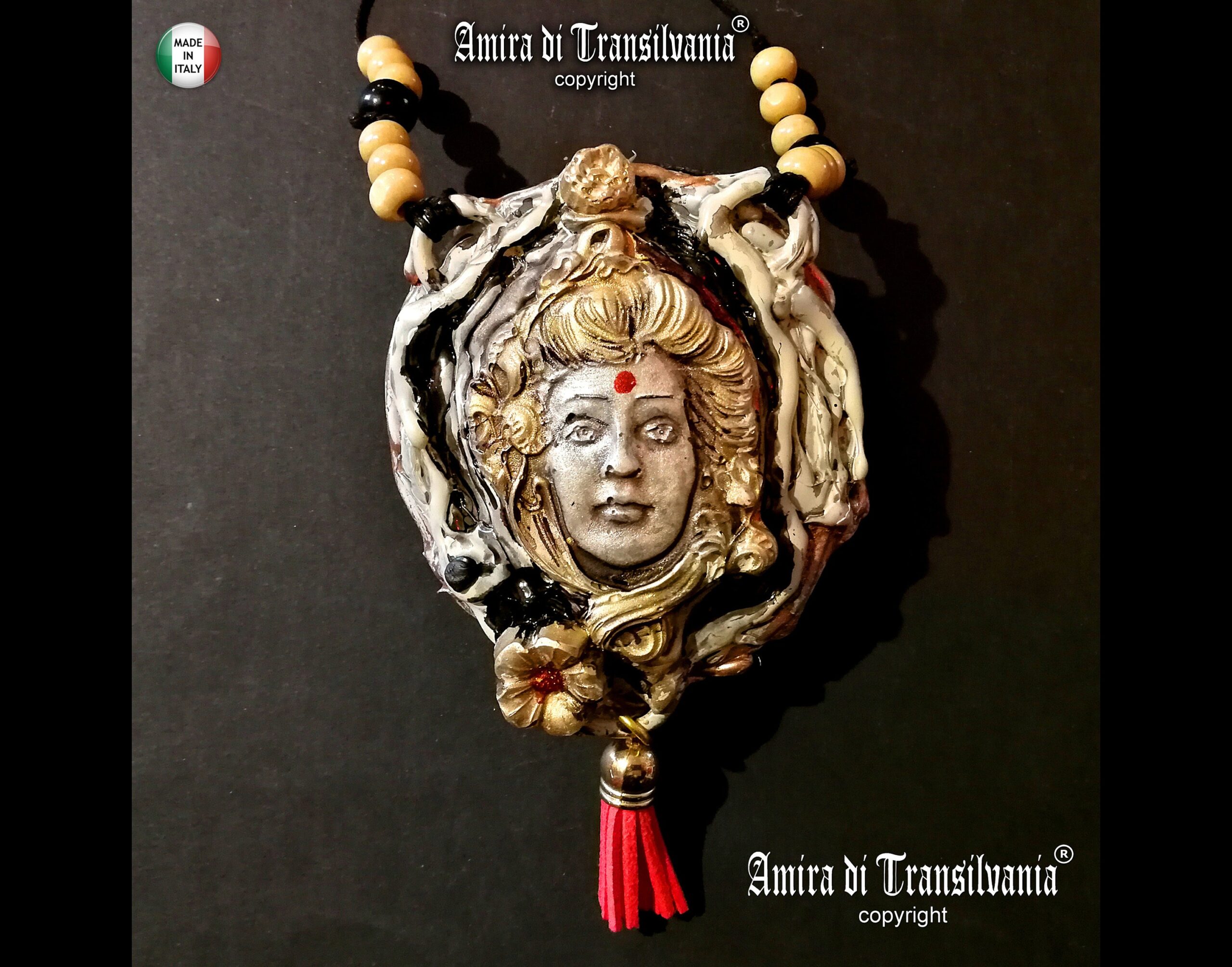 Tara Goddess, Quan Yin Talisman Pendant, Kwan Yin Divine Feminine Ethnic Prayer Amulet Yoga