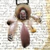 Dreamcatcher Amulet Necklace Native American, Shaman Drums Evil Eye Dream Catcher Talisman Occult Jewelry