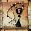Sign of Taurus Constellation, Horseshoe Lucky Horoscope Talisman Necklace, Zodiac Amulet Pendant Earth Sign