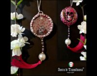 Voodoo Magic Talisman, Cursed Haunted Witchcraft Symbol Amulet, Ritual Pendant Jewelry Skull Skeleton Necklace