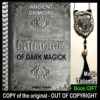 Esoteric Book, Forbidden Knowledge Antique Manuscript Witchcraft, Occult Magic Witch, Satan Satanic Dark Grimoire