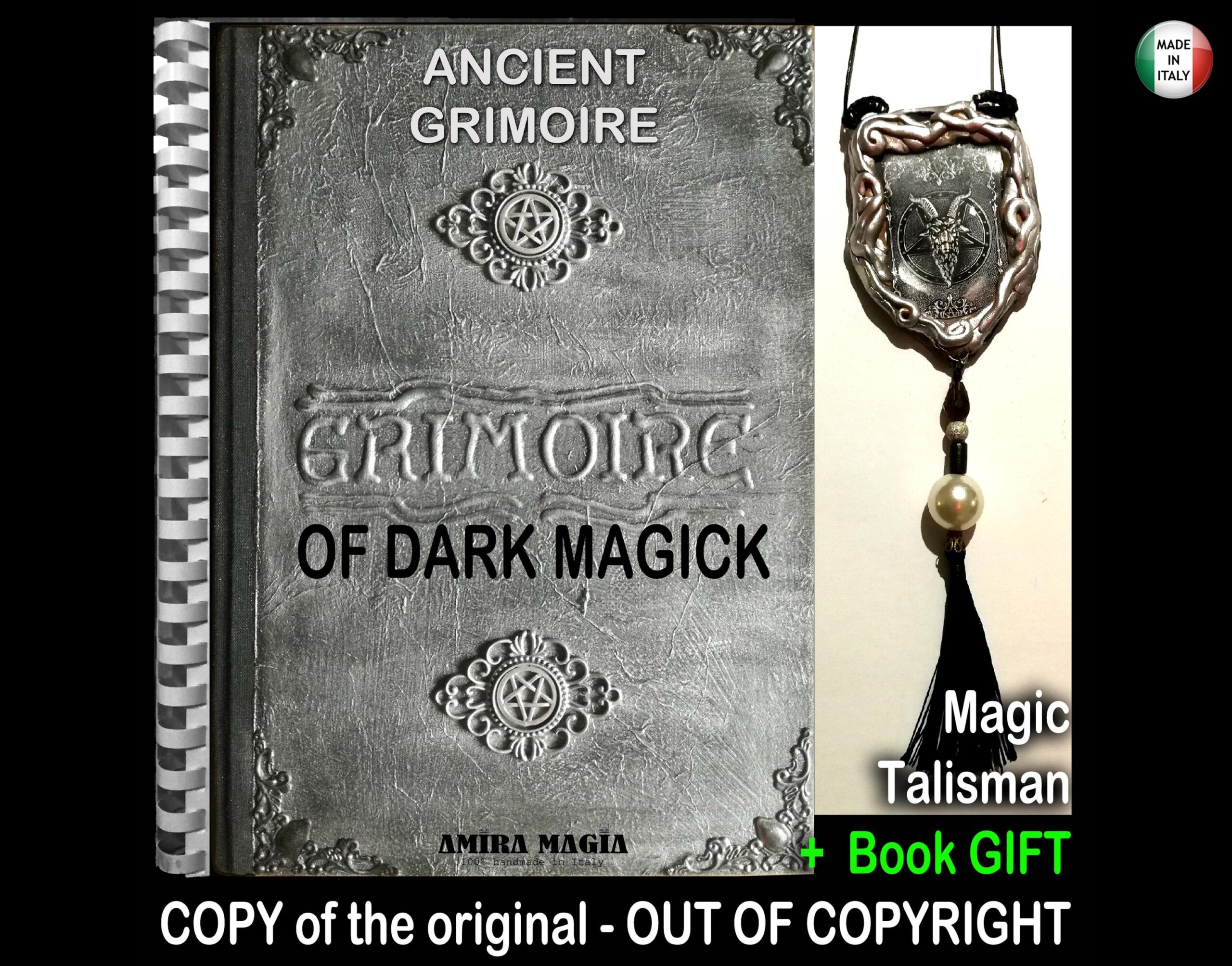 Esoteric Book, Forbidden Knowledge Antique Manuscript Witchcraft, Occult Magic Witch, Satan Satanic Dark Grimoire