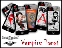 Vampire Tarot, Oracle Cards Deck, Bridge Poker Play Games, Limited Edition Dracula Transylvania Comics