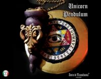 Witchcraft Pendulum, Magic Unicorn Horn Ritual Tools, Dowsing Witch Magick Altar, Wizard Magician Pagan Sorcery