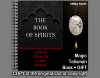 Book of Spirits, Book of Shadows, Dark Witchcraft Esoteric Magick, Summoning Afarit Djinn Demons, Magic Secret Societies