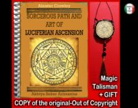Luciferian Book, Occult Dark Magic Ritual Esoteric Satanism, Satanist Lucifer Satan Pentagram, Satanic Sigil Symbol