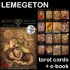 Lemegeton Tarot Card, Pagan Oracle Deck, Occult Grimoire Dark Magic Ritual, Kabbalah Demons Devil, volume-1