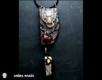 Silver Wolf Necklace Pendant, Wild Animals Charm, Forest Wildlife Magic Power Talisman, Spirit Guide Protection Jewelry