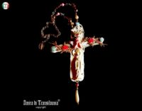 Guardian Angel Pendant, Cross Amulet Necklace, Magic Talisman Religious Symbol, Spiritual Esoteric Jewelry Cherubim
