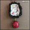 Satanic Pendant Dark Angel, The God of Evil Satan Figure, Demon Devil Talisman Archon, Black Magic Amulet Lord Lucifer