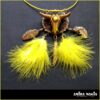 Dream Catcher Shaman Drums, Evil Eye Necklace Symbol Talisman, Ox Skull Pendant Spirit Guide Native American Amulet 555
