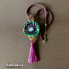 Dragon Eye Amulet, Evil Protection Talisman Pendant, Occult Magick Witch Jewelry Sun and Moon