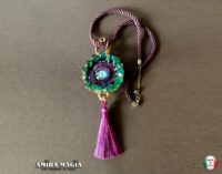 Dragon Eye Amulet, Evil Protection Talisman Pendant, Occult Magick Witch Jewelry Sun and Moon