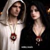 Blood Heart Sorcery Haunted Amulet, Spellbound Occult Talisman Desire, Devotion Sovereign Power Love Magick
