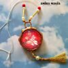 Sign of Pisces, Red Fish Astrological Talismans Spiritual Necklace, Zodiac Amulet Pendant, Witch Occult Jewelry