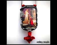 Templar Sword Medieval Pendant, Princess Talisman Gothic Amulet Rosicrucian Symbol Sigil, Freemasonry Oathsworn Masonry