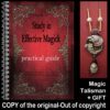 Antique Book, Occultism Grimoire Symbol Sigil Manual, Forbidden Knowledge Magic Astrology, Magician Occult Seal