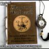 Antique Book, Occult Magic Esoteric Occultism, Witchcraft Grimoire Masonry, Satanic Lucifer Secret Societies Knowledge