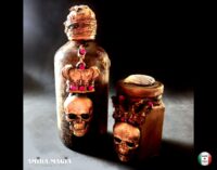Apothecary Cabinet, Magic Potion Witchcraft Starter Kit Ritual, Decor Witch Altar Vintage Poison Bottle