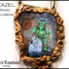 Azazel Demon, Magic Talisman Azazel Sigil, Protective Amulet Evil Eye, Satanic Pendant, Lemegeton Goetia Demon Seal