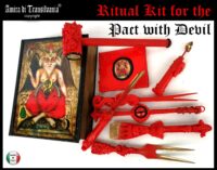 Witchcraft Set, Starter Kit Satanic Lucifer Altar Magic Pact Baphomet Box Beginners Ritual Practice
