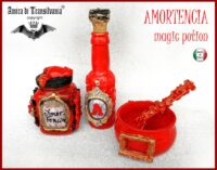 Magic Potion Bottle, Spell Jar Apothecary Cabinet Vintage Glass, Amortentia Love Forever Altar Ritual