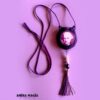 I am Saint Germain, Protection Amulet Purple Flame Pendant, Immortality Talisman Necklace Occult Jewelry