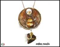 Scarab Beetle Amulet, Egyptian Goddess Horus Ancien Egypt Talisman, Pharaon Jewelry Egyptian Hieroglyphics Papyrus