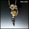 Necronomicon Seal Cthulhu Mythos, Lovercraft Occultist Pendant Magic Talisman, Esoteric Sigil Amulet Occult Jewelry