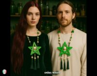 Witch Jewelry, Witchcraft Symbol Pendant, Magic Talisman Lucky Amulet, Inverted Pentagram Star Necklace Pentacle