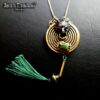 Black Wolf, Necklace Pendant Charm Wild Animals, Forest Wildlife Talisman Spirit Guide Protection Amulet
