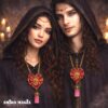 Love Amulet of Desire, Attraction Spell Jar Vial Charm Passion Irresistible Aura Talisman Heart Protection