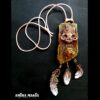 Shaman Drums Amulet, Evil Eye Dream Catcher Healer Talisman, Dreamcatcher Red Skins Native American
