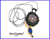 Masonry Symbol, Fraternal Mason Necklace, Masonic Talisman, Illuminati Triangle All Seeing Eye, Freemason Amulet Pendant