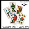 Antique Tarot Card, Oracle, Limited Edition, Italian Tarot, Piacenza, Play Card, Divination, Fortune Teller, Cartomancy