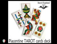 Antique Tarot Card, Oracle, Limited Edition, Italian Tarot, Piacenza, Play Card, Divination, Fortune Teller, Cartomancy